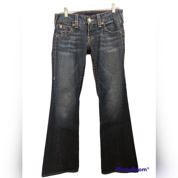 GUC True Religion Joey Twisted Hem Jeans Size 28. - Picture 1 of 4